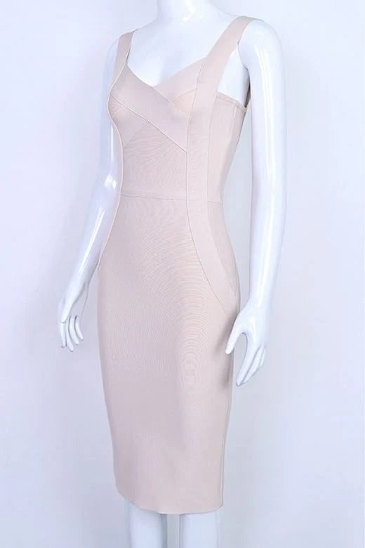 Freya Bandage Dress Beige