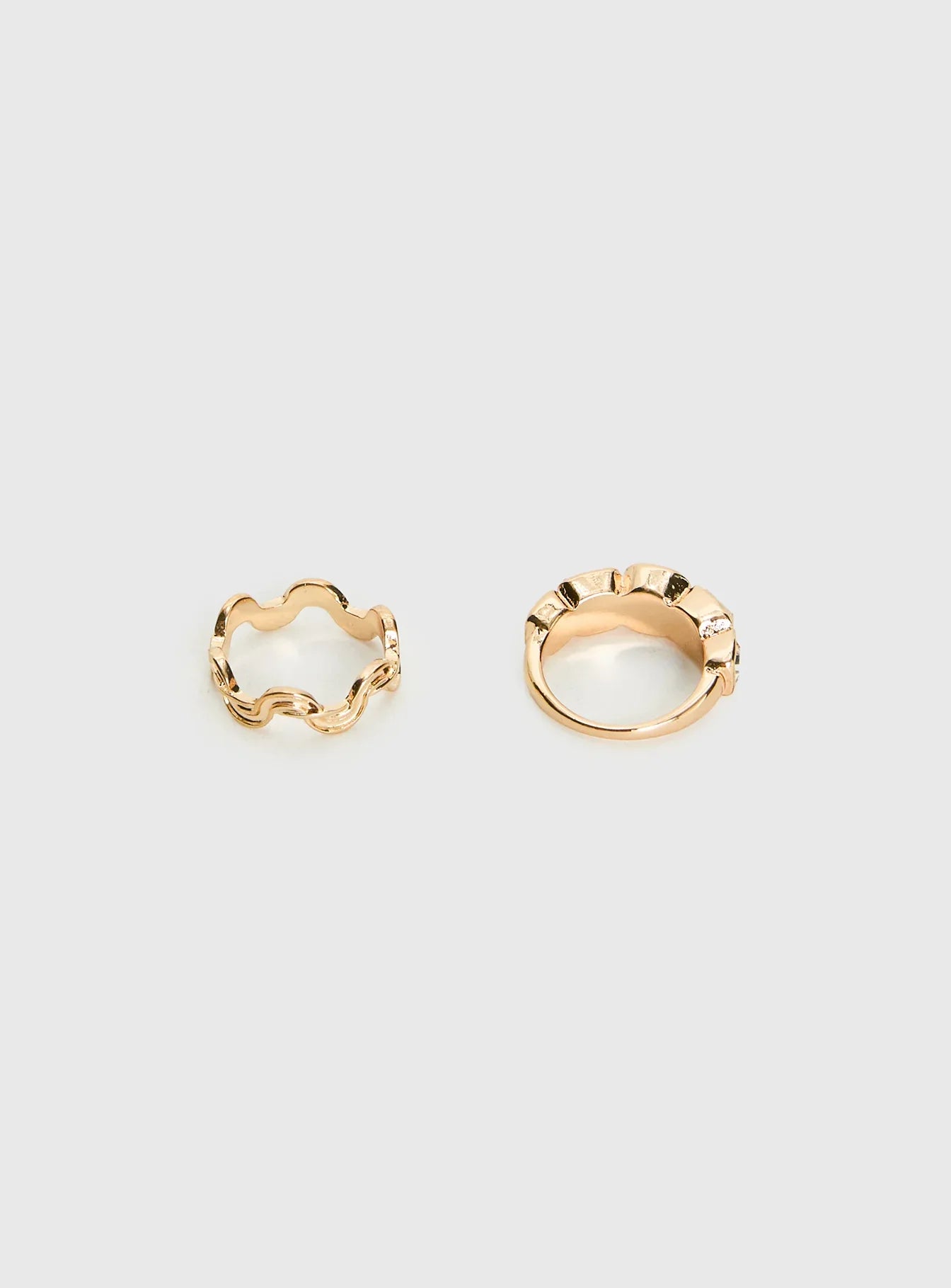 Glitzy Ring Pack Gold