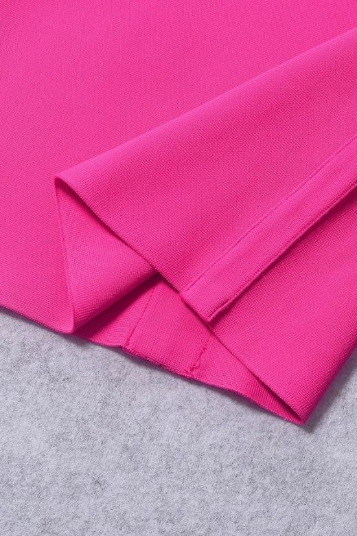 Iris Bodycon Dress Hot Pink