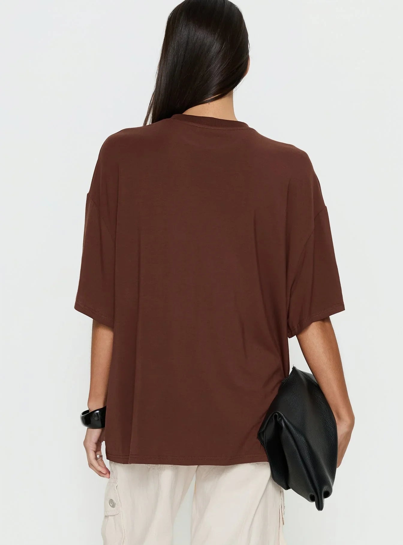 Kieryn Oversized Top Chocolate
