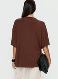 Kieryn Oversized Top Chocolate