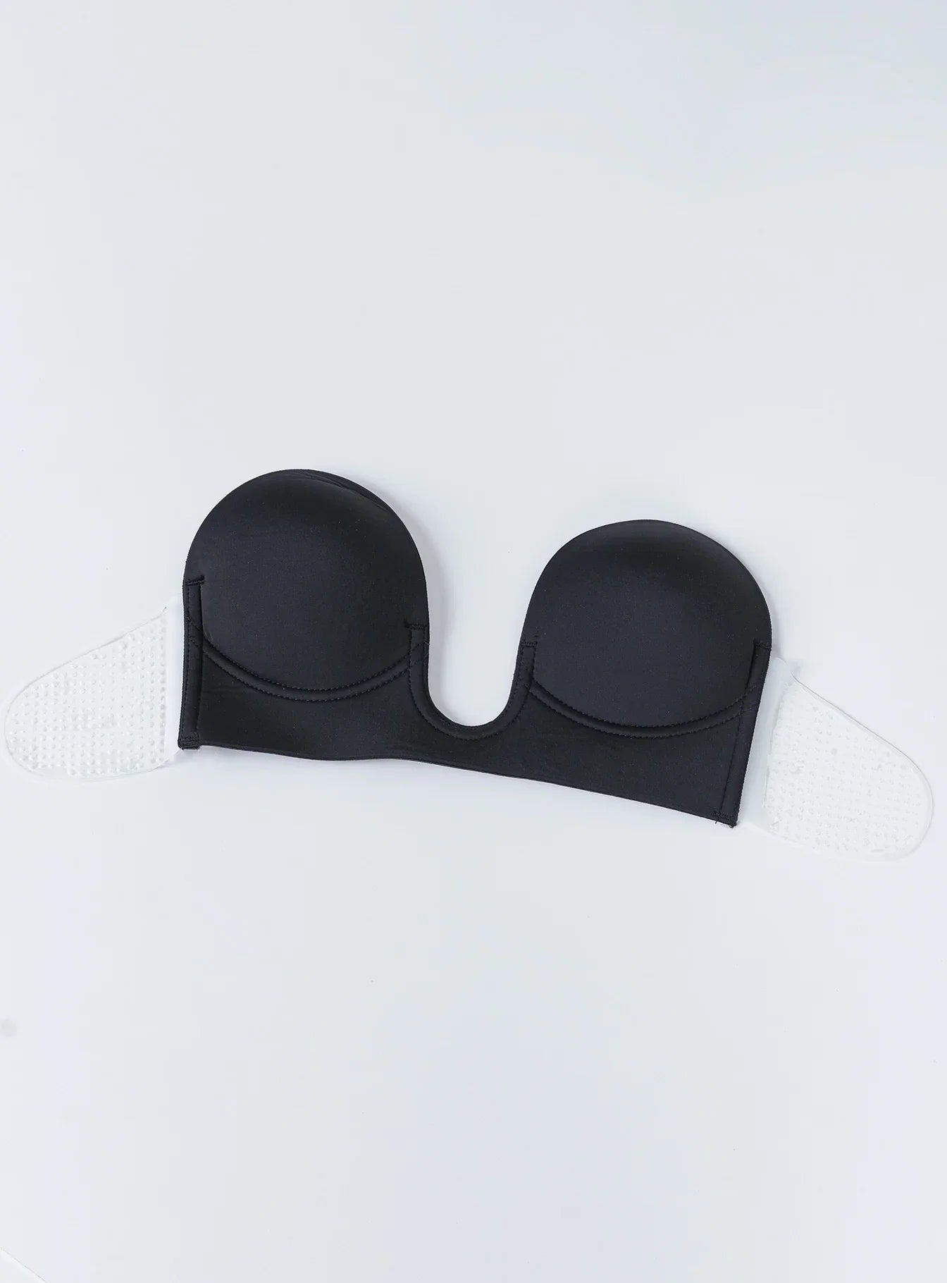 U Shape Backless Bra Black