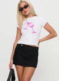 Stokes Mini Skirt Black