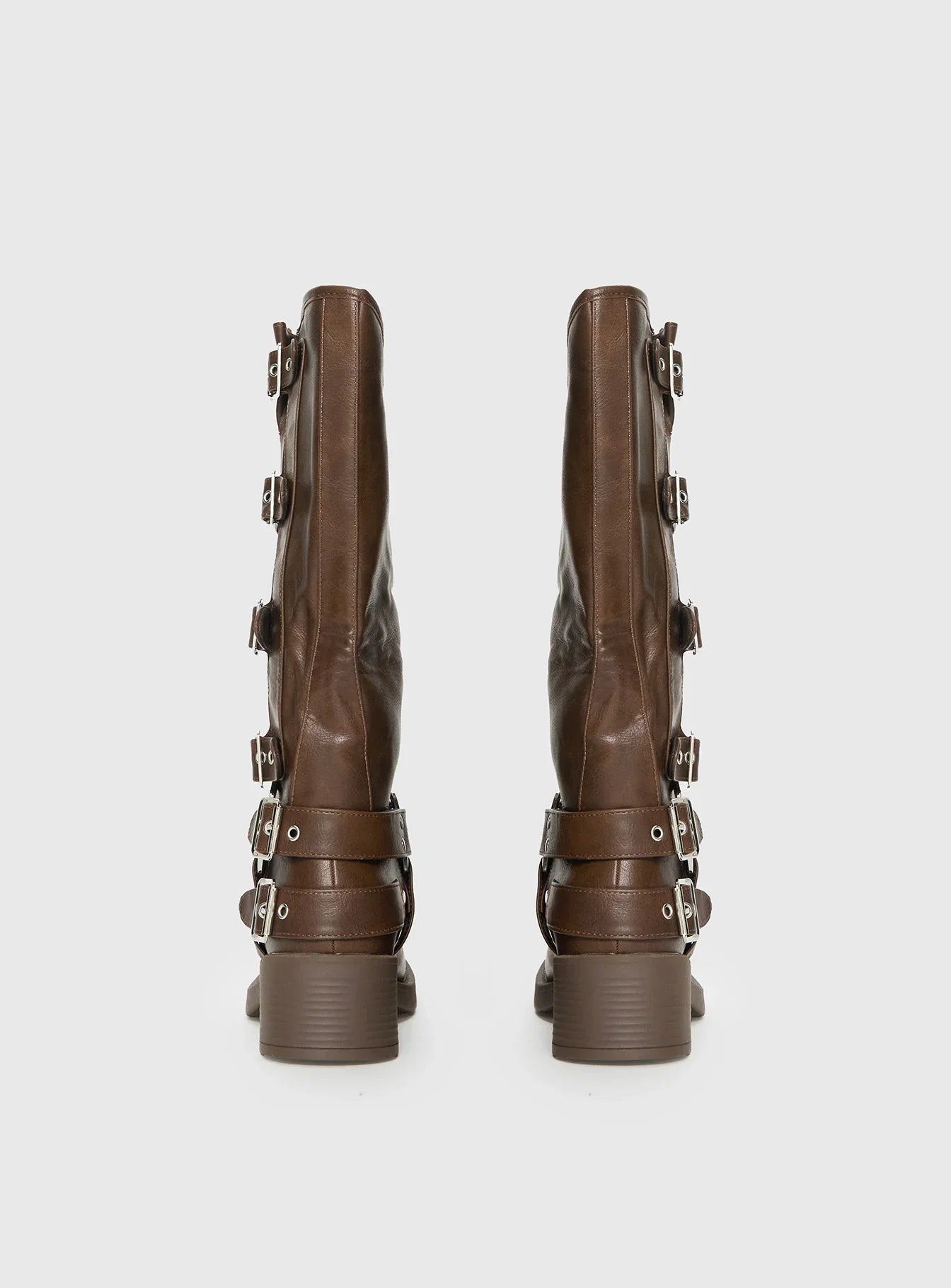 Buckle Down Boots Brown