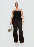 Kinkirk Flared Pants Chocolate Curve