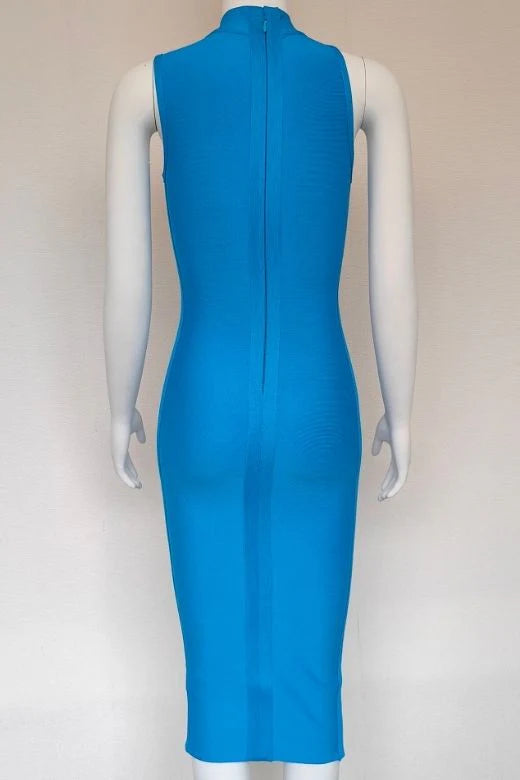 Layla Bandage Midi Dress Sky Blue
