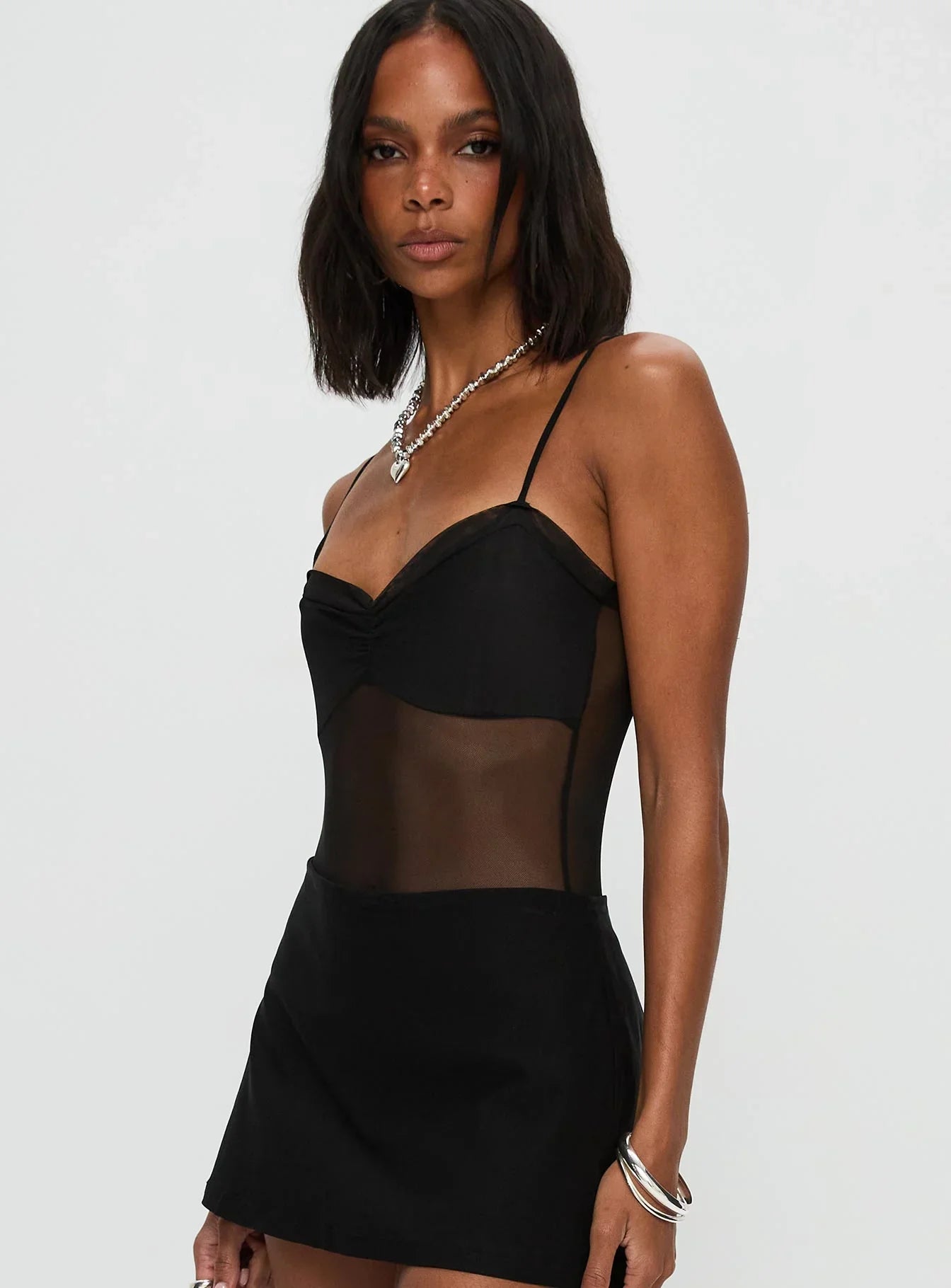 In The Club Bodysuit Black