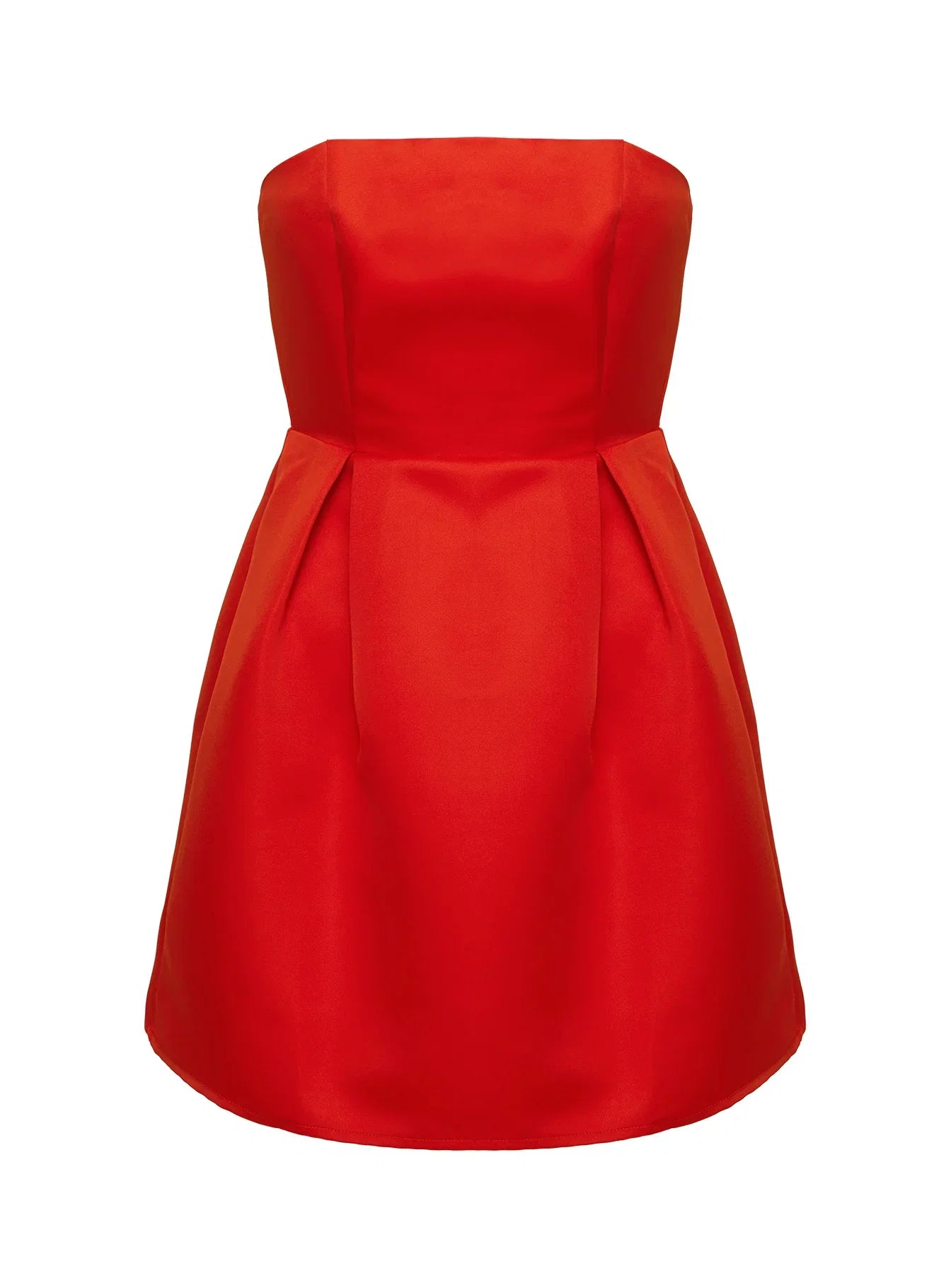 Spader Corset Mini Dress Red