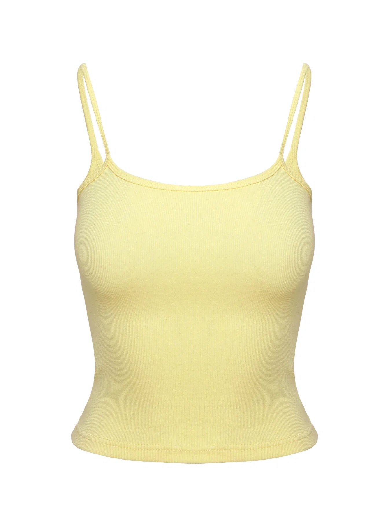 Baseline Rib Top Yellow