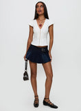 Indulgence Corset Top White