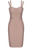 Kate Bandage Dress Nude