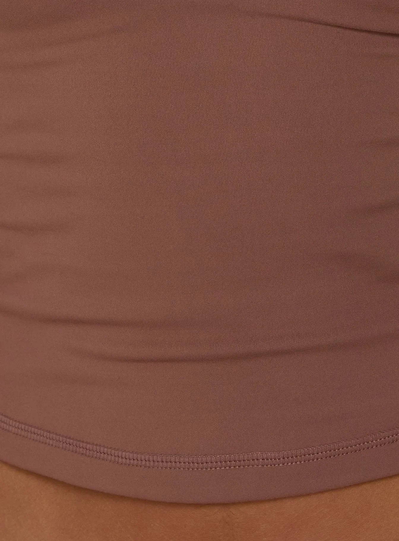 Ascend Layered Halter Tank Top Brown / Pink