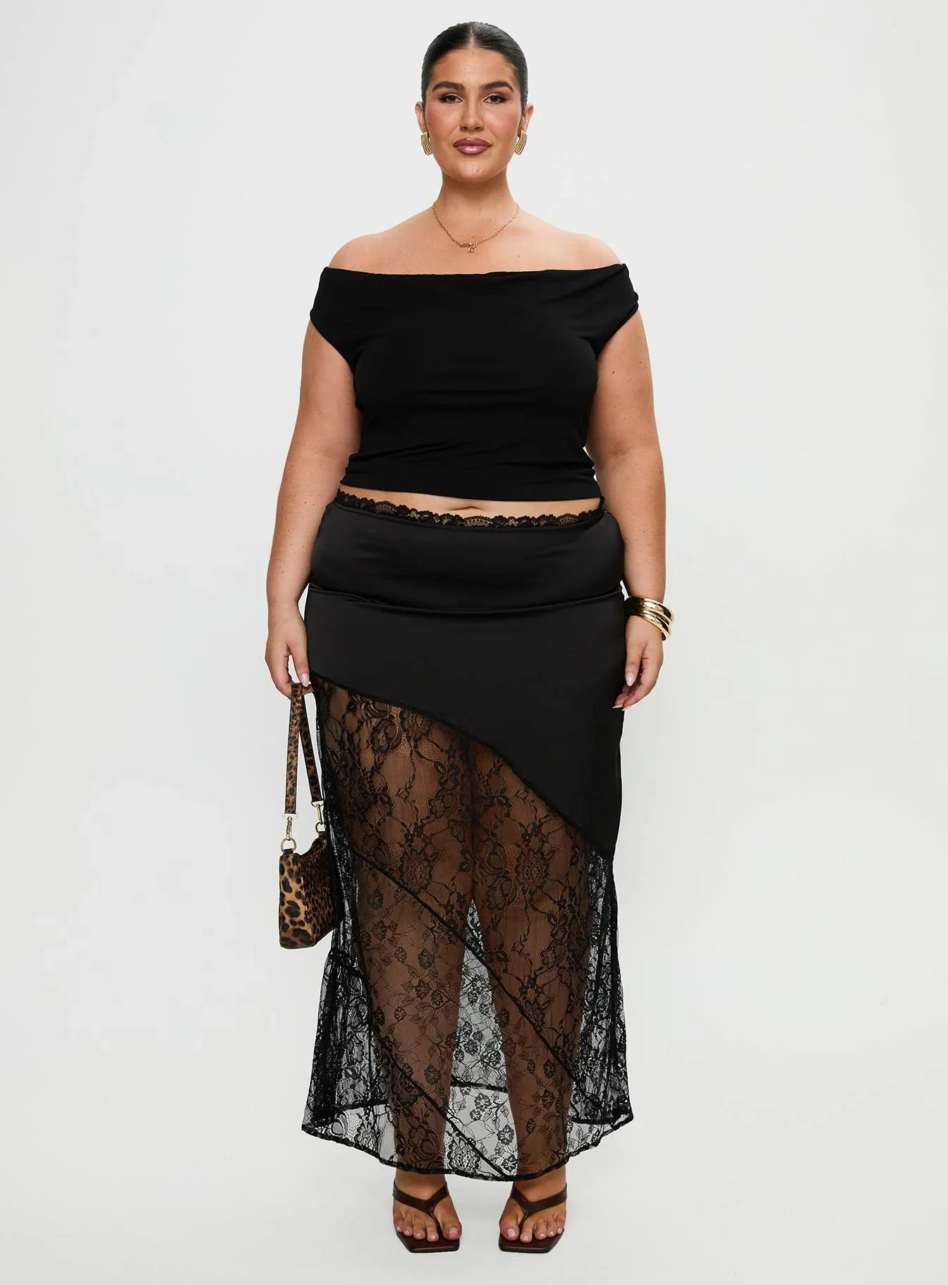 Irina Multi-wear Top Black Curve