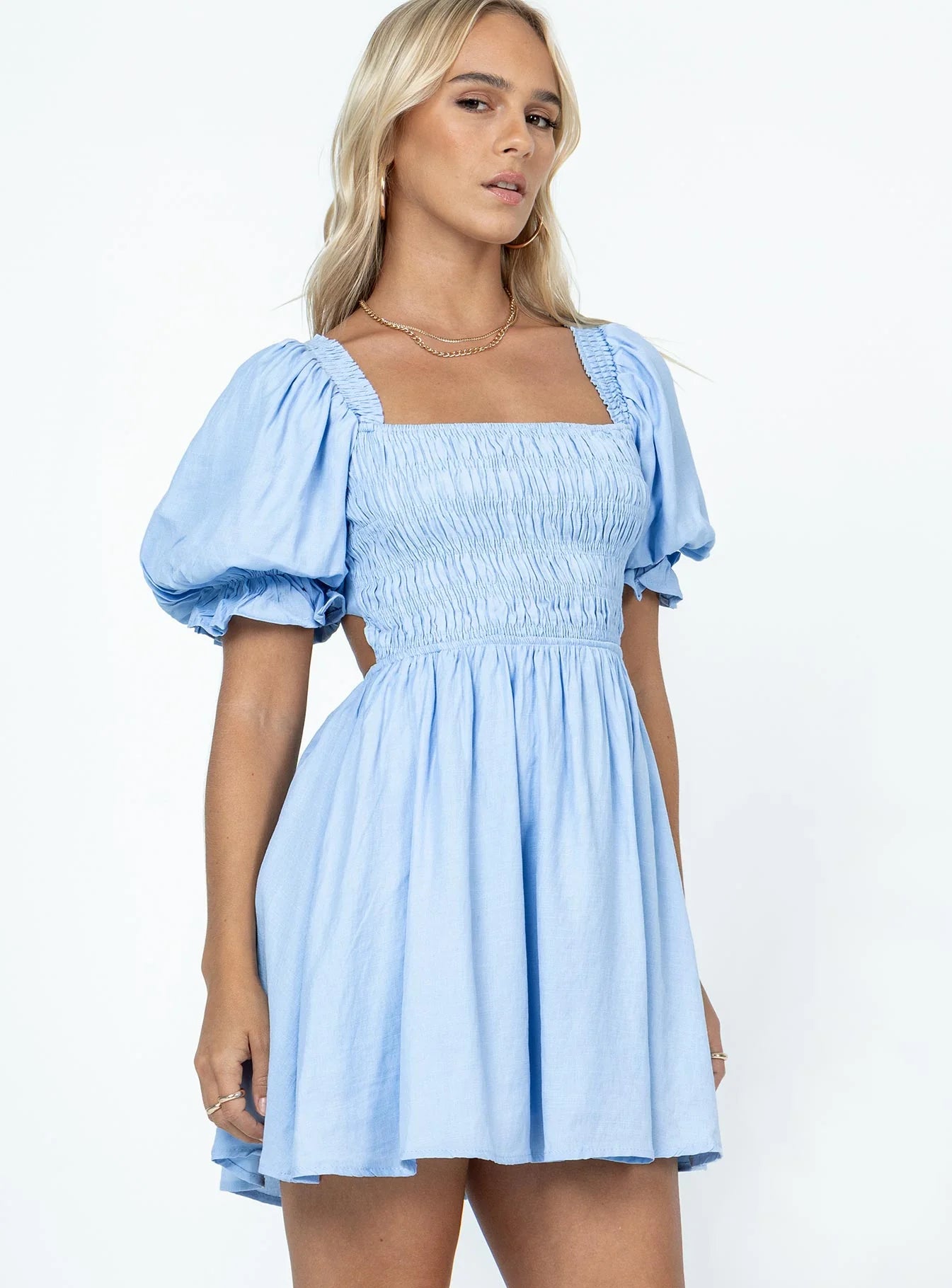 Dani Mini Dress Blue
