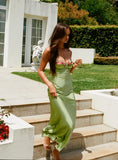 Kenzie Maxi Dress Green Lower Impact