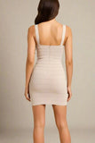 Heidi Bandage Mini Dress Cream