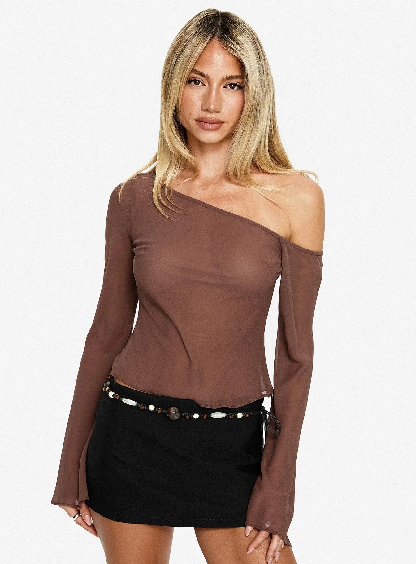 Rafaelita Beaded Skort Black