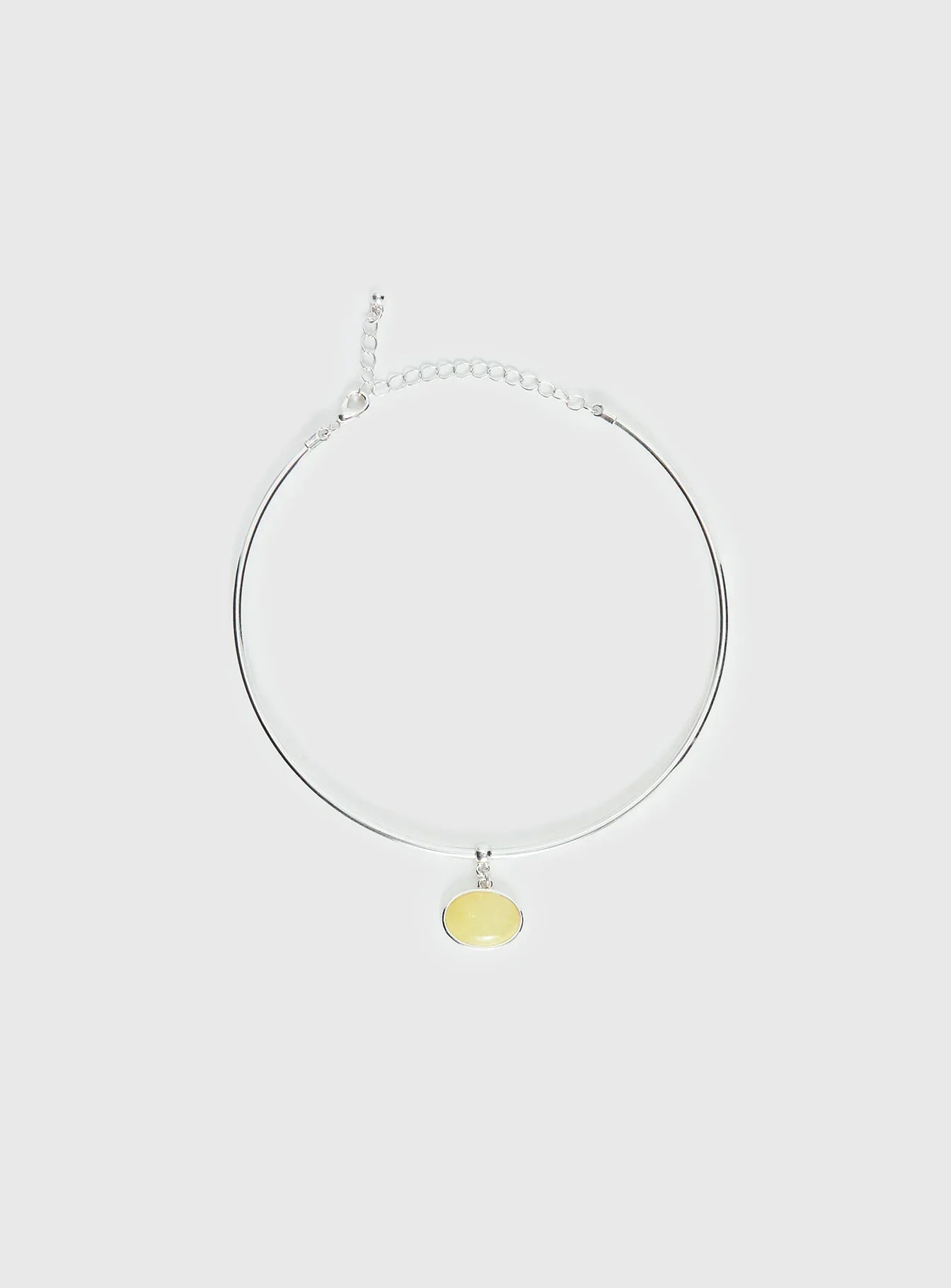 Vanita Necklace Silver Yellow