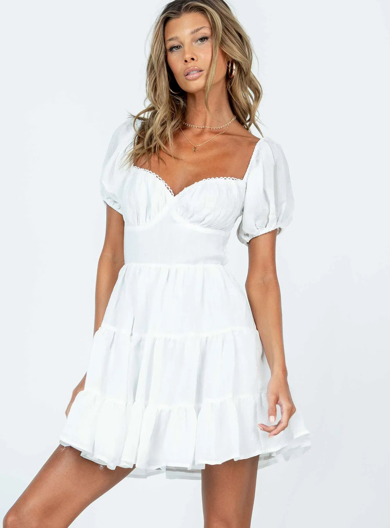 Danny Mini Dress White