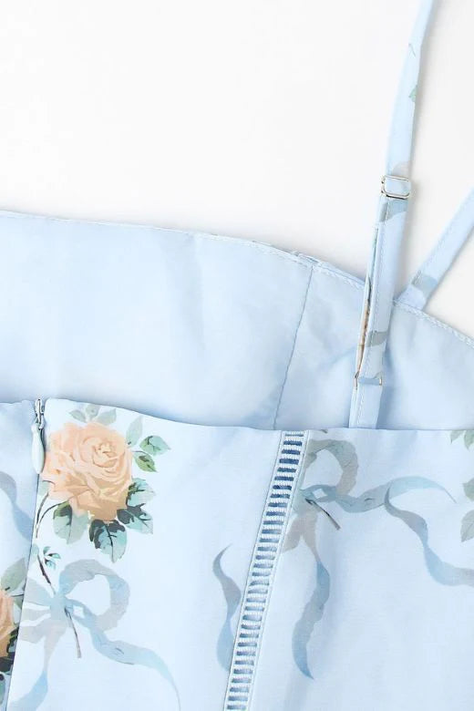 Tasmin Midi Dress Sky Blue