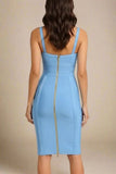 Kit Bandage Dress Sky Blue