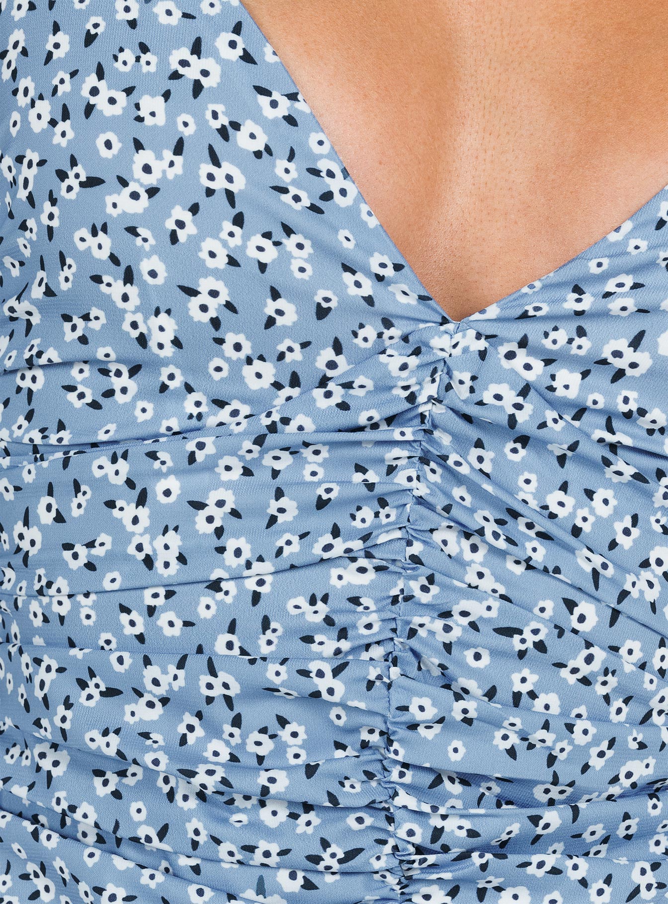 Rothea Mini Dress Blue Floral