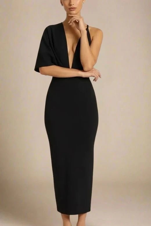 Blake Bandage Maxi Dress Classic Black