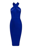 Eden Bandage Dress Royal Blue