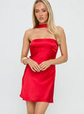 Legacies Strapless Mini Dress Red
