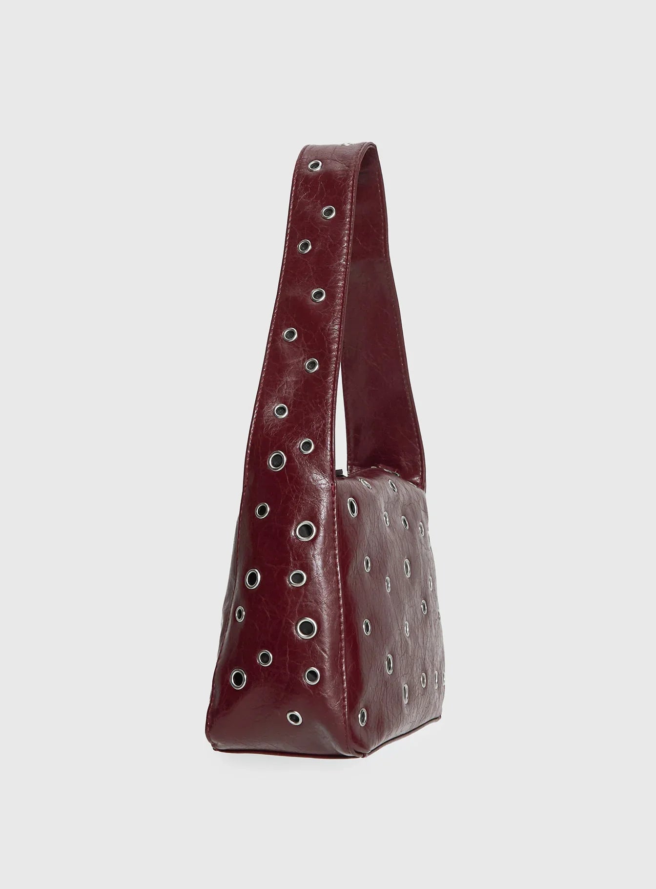 Dream Came True Eyelet Shoulder Bag Cherry