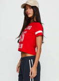 All Pro Graphic Top Red